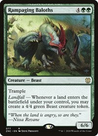 Rampaging Baloths (77) [Commander: Zendikar Rising]