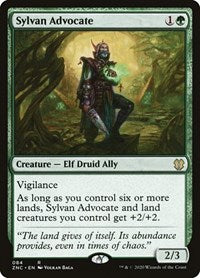 Sylvan Advocate (84) [Commander: Zendikar Rising]