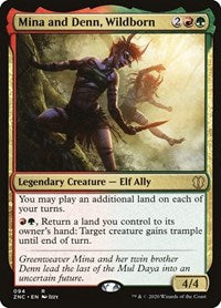 Mina and Denn, Wildborn (94) [Commander: Zendikar Rising]