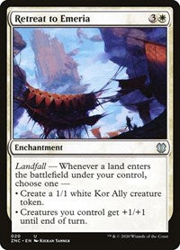 Retreat to Emeria (20) [Commander: Zendikar Rising]