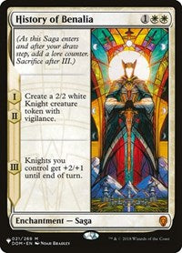History of Benalia (021/269) [The List Reprints]