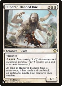 Hundred-Handed One (20/249) [The List Reprints]