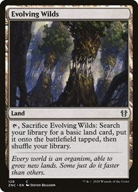Evolving Wilds (129) [Commander: Zendikar Rising]