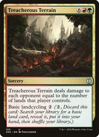 Treacherous Terrain (105) [Commander: Zendikar Rising]