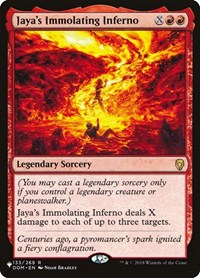 Jaya's Immolating Inferno (133/269) [The List Reprints]