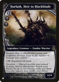 Korlash, Heir to Blackblade (87/180) [The List Reprints]