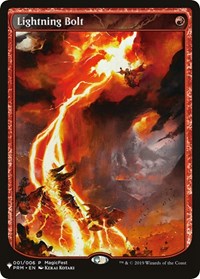 Lightning Bolt (PRM) (001/006) [The List Reprints]