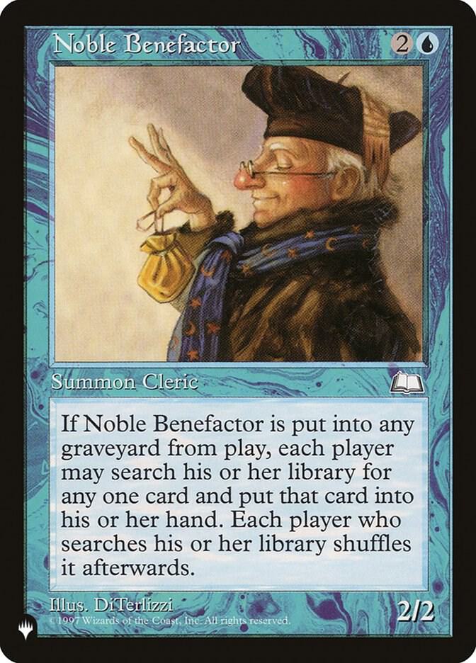 Noble Benefactor [The List Reprints]