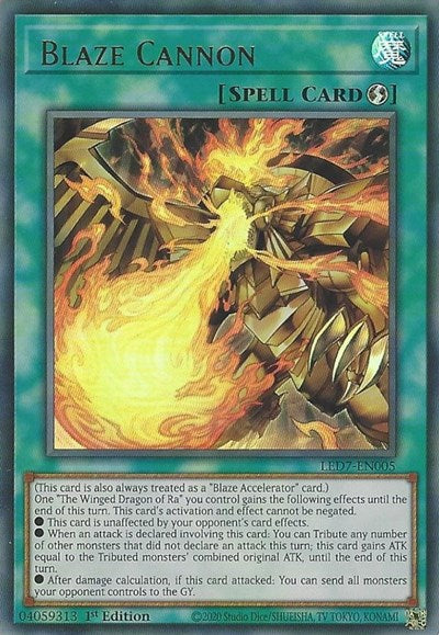 Blaze Cannon (LED7-EN005) [Legendary Duelists: Rage of Ra]