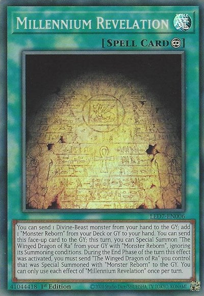 Millennium Revelation (LED7-EN006) [Legendary Duelists: Rage of Ra]