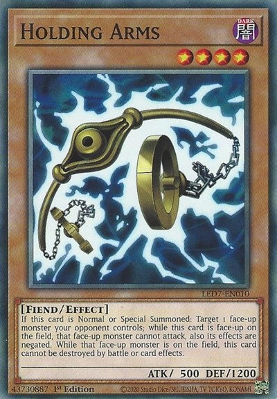 Holding Arms (LED7-EN010) [Legendary Duelists: Rage of Ra]