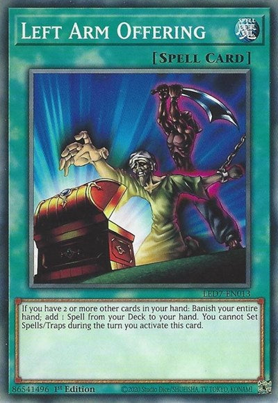 Left Arm Offering (LED7-EN013) [Legendary Duelists: Rage of Ra]
