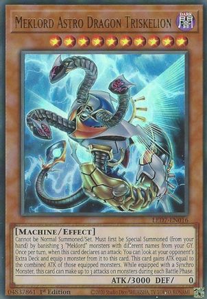 Meklord Astro Dragon Triskelion (LED7-EN016) - Legendary Duelists: Rage of Ra 1st Edition