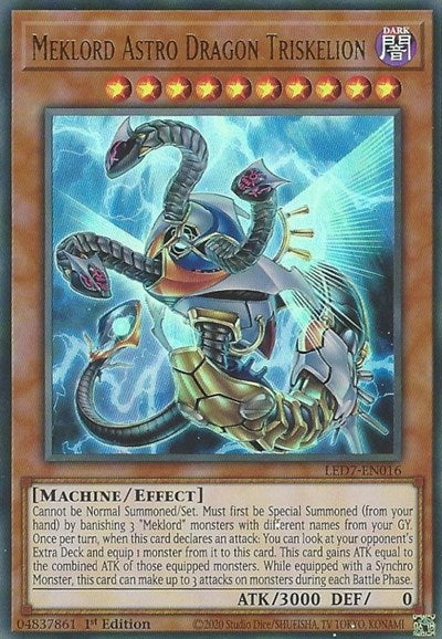 Meklord Astro Dragon Triskelion (LED7-EN016) [Legendary Duelists: Rage of Ra]