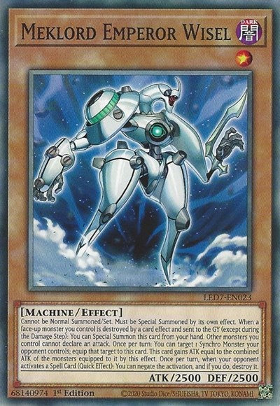 Meklord Emperor Wisel (LED7-EN023) [Legendary Duelists: Rage of Ra]