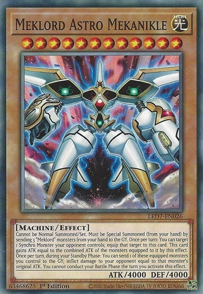 Meklord Astro Mekanikle (LED7-EN026) [Legendary Duelists: Rage of Ra]