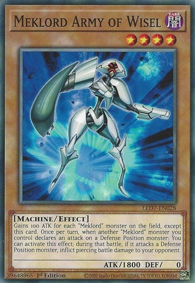 Meklord Army of Wisel (LED7-EN028) [Legendary Duelists: Rage of Ra]
