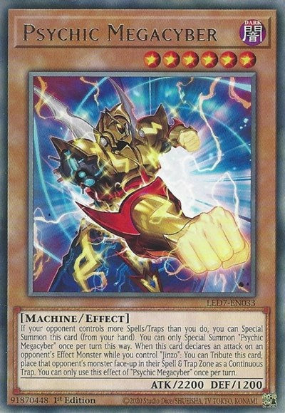 Psychic Megacyber (LED7-EN033) [Legendary Duelists: Rage of Ra]