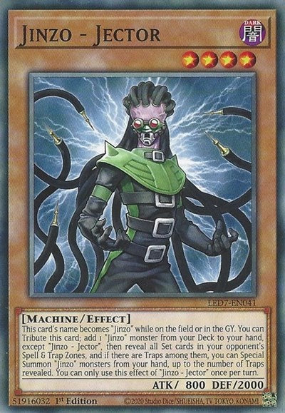 Jinzo - Jector (LED7-EN041) [Legendary Duelists: Rage of Ra]
