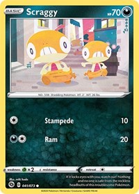 Scraggy (41/73) [Champion's Path]