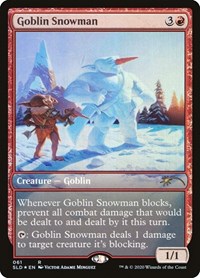 Goblin Snowman (61) [Secret Lair Drop Series]