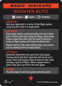 Magic Minigame: Booster Blitz (2) [Zendikar Rising]