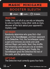 Magic Minigame: Booster Sleuth (3) [Zendikar Rising]