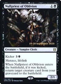 Nullpriest of Oblivion (118) [Prerelease Cards]