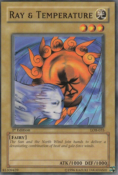 Ray & Temperature (LOB-035) [The Legend of Blue Eyes White Dragon]