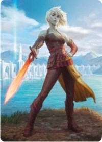 Nahiri, Heir of the Ancients Art Card (3/81) (3) [Art Series: Zendikar Rising]