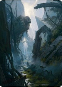 Swamp Art Card (14/81) (14) [Art Series: Zendikar Rising]