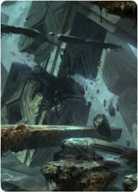 Swamp Art Card (15/81) (15) [Art Series: Zendikar Rising]