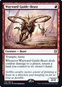 Wayward Guide-Beast (176) [Prerelease Cards]