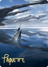 Seachrome Coast Art Card (Gold-Stamped Signature) (31) [Art Series: Zendikar Rising]