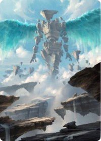 Celestial Colonnade Art Card (33) [Art Series: Zendikar Rising]
