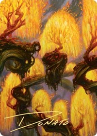 Grove of the Burnwillows Art Card (Gold-Stamped Signature) (34) [Art Series: Zendikar Rising]