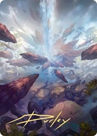 Prismatic Vista Art Card (Gold-Stamped Signature) (35) [Art Series: Zendikar Rising]
