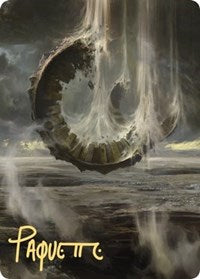 Wasteland Art Card (Gold-Stamped Signature) (36) [Art Series: Zendikar Rising]