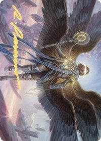 Angel of Destiny Art Card (Gold-Stamped Signature) (37) [Art Series: Zendikar Rising]