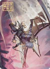 Kitesail Cleric Art Card (Gold-Stamped Signature) (40) [Art Series: Zendikar Rising]