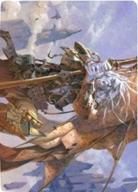 Sea Gate Banneret Art Card (43) [Art Series: Zendikar Rising]