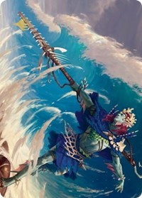 Tazeem Roilmage Art Card (Gold-Stamped) (51) [Art Series: Zendikar Rising]
