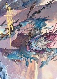 Umara Wizard Art Card (Gold-Stamped Signature) (52) [Art Series: Zendikar Rising]