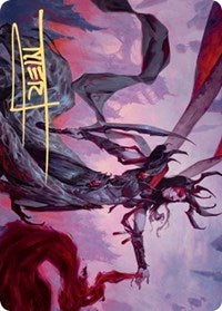 Drana, the Last Bloodchief Art Card (Gold-Stamped Signature) (54) [Art Series: Zendikar Rising]