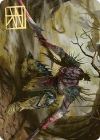 Highborn Vampire Art Card (Gold-Stamped Signature) (55) [Art Series: Zendikar Rising]