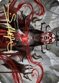 Malakir Blood-Priest Art Card (Gold-Stamped Signature) (56) [Art Series: Zendikar Rising]