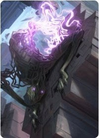 Skyclave Shade Art Card (61) [Art Series: Zendikar Rising]