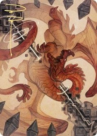 Soul Shatter Art Card (Gold-Stamped Signature) (62) [Art Series: Zendikar Rising]