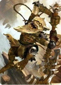 Teeterpeak Ambusher Art Card (67) [Art Series: Zendikar Rising]
