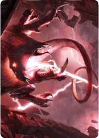 Thundering Rebuke Art Card (68) [Art Series: Zendikar Rising]